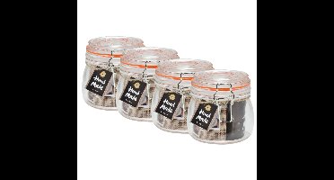 Weckpot/inmaakpot - 10x - 500 ml - glas - met beugelsluiting