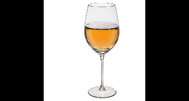 Wijnglazen set Lina - doosje 6x stuks - chique transparant glas - 54 CL