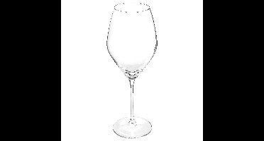 Wijnglazen set Silvia - doosje 6x stuks - chique transparant glas - 47 CL