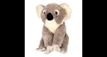 Wild Republic Knuffel Koala - 30 cm - grijs - pluche - knuffeldier