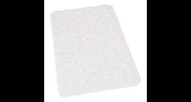 Witte anti-slip badmat 36 x 57 cm rechthoekig