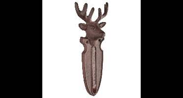 World of Weather thermometer Hert - voor binnen en buiten - 10 x 5 x 22 cm - Celsius