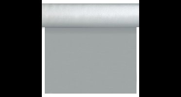 Zilveren tafelloper/placemats - 40 x 480 cm - afknipbaar