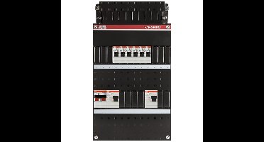 ABB Groepenkast Hafonorm - 6x achter 2x 30mA + HS 1-f HAD3333-22+H42 - 1SPF006905F0166