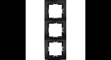 KOPP - Afdekraam - Paris HK05 - 3-voudig - Mat Zwart