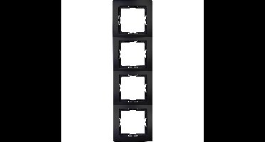 KOPP - Afdekraam - Paris HK05 - 4-voudig - Mat Zwart