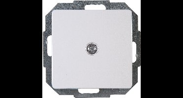 KOPP - Wisselschakelaar met Indicatielampje - Paris HK05 - Inbouw - 1-voudig Enkel Schakelaar - Arctic Glans Wit