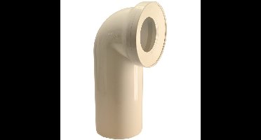 Riko Closet Afvoerbocht - 90 graden - 110mm - Pergamon
