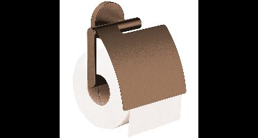 Wiesbaden Alonzo Toiletrolhouder met Klep - Brons Koper