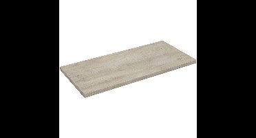 Wiesbaden Alvara Topblad - 80x46cm - Grijs Eiken