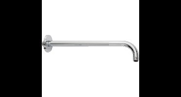 Wiesbaden Caral Douchearm met Muurbevestiging - 35cm - Chroom