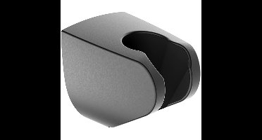 Wiesbaden Caral Wandhanddouchehouder - Kunststof - Gunmetal