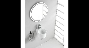 Wiesbaden Kronos - Fontein - 32x27.5x16cm - Keramiek Glans Wit