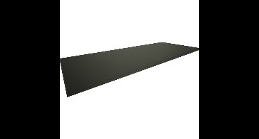 Wiesbaden Marmaris Topblad - 120x46x2.5cm - Mat Zwart