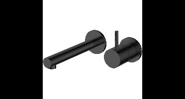 Wiesbaden Style Wastafelkraan - Inbouw - Mat Zwart