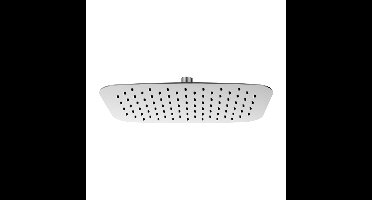 Wiesbaden Ufo Hoofddouche - Ovaal - 30x20cm - Geborsteld Staal