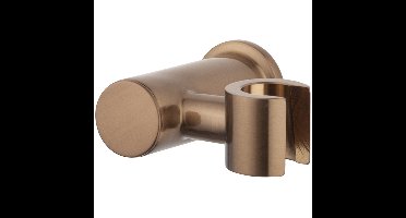 Wiesbaden Wandhanddouchehouder - Kantelbaar - Geborsteld Brons Koper