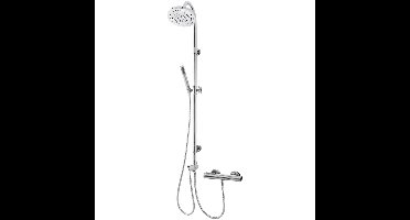 Xellanz Altara + Rio Douchecombinatie - Thermostatische Douchemengkraan - 15cm+20cm Douchekop