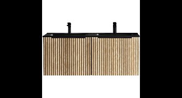 Xellanz Ribella Onderkast Met 2 Laden 2 Uitsparingen - 120x45.2cm - Naturel Eik