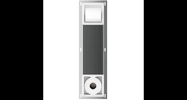 Xellanz Rocko Toiletrolhouder zonder Klep en Reserverolhouder - Inbouw - Mat Wit