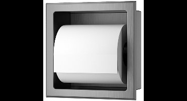 Xellanz Rocko Toiletrolhouder zonder Klep - Inbouw - Gunmetal