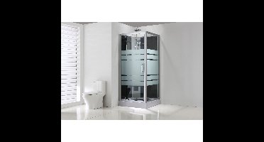 Xellanz Thermo Complete Douchecabine - 80x80x228cm - Aluminium - 5mm Glas