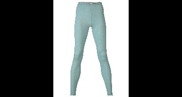 Dames Legging met Kant Zijde Wol Engel Natur Kleur Lichtblauw Maat 46/48 - Extra Large
