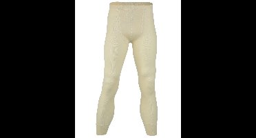 Heren Long John Zijde Wol Engel Natur Kleur Gebroken wit Maat 50/52 - Large