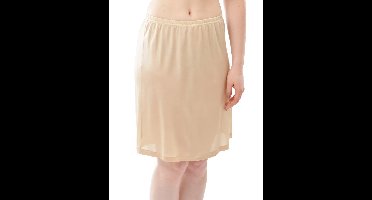 Korte Zijden Onderrok Alkena Kleur Nude Maat Extra Large