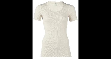 Dames T-Shirt Katoen Engel Natur Kleur Gebroken wit Maat 46/48 - Extra Large