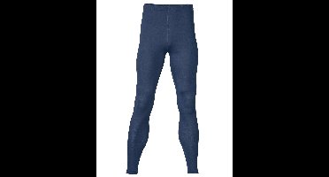 Heren Legging Zijde Wol Engel Natur Kleur Navy blauw Maat 50/52 - Large