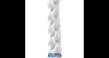 POL2209043350 - GEVLOCHTEN POLYESTER. SILKELINA WIT 5MM.