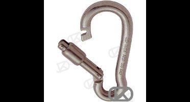 GS71333 - TOETS KARABIJNHAAK 8MM.C/SEC.