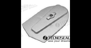 TEN01118 - ANODEPLAAT YAMAHA 6C-6D-8C HP ZINK