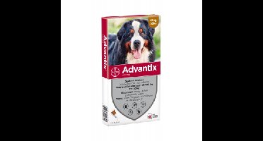Advantix 600/3000 voor honden van 40 tot 60 kg 4 pipetten