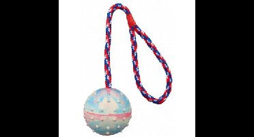 Rubberbal aan touw voor honden Per 2