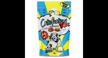 Catisfactions Mix met zalm en kaas kattensnoep 6 x 60 g
