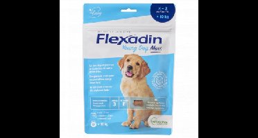 Flexadin Young Dog Maxi Joint Support (60 kauwbrokjes) 60 tabletten