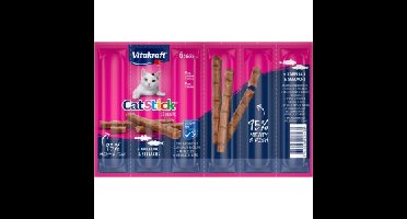 Vitakraft Catstick Classic met kabeljauw & koolvis kattensnack 2 x 6 sticks