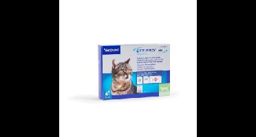 Virbac Effipro Duo Spot-on voor katten tot 6 kg 4 pipetten