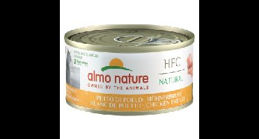 Almo Nature HFC Natural kippenborst natvoer kat (70 g) 6 x 70 g
