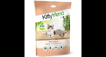 Kitty Friend Bamboo plantaardige kattenbakvulling 10 liter