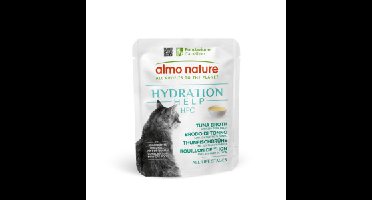 Almo Nature HFC Hydration Help tonijnbouillon met tonijnfilet natvoer kat (50 g) 24 x 50 g