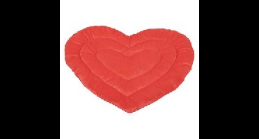 Be Mine kattenplaid hartvorm rood Per stuk