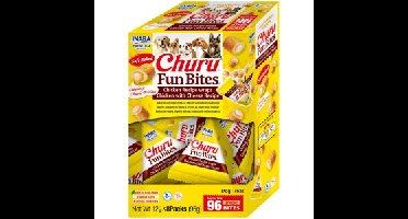 Inaba Churu Fun Bites kip met kaas hondensnack 8 x 12 g
