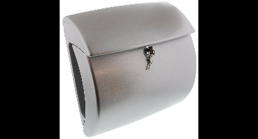 Burg-Wächter Kiel 886 Si wandbrievenbus kunststof - zilvergrijs