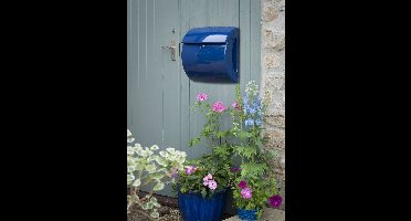 Burg-Wächter Piano 886 MB wandbrievenbus kunststof - marineblauw