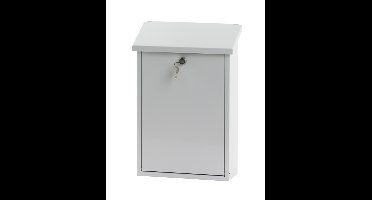Basic Toledon wandbrievenbus staal - wit