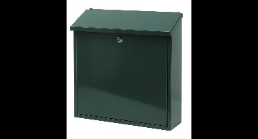 Basic Malagan wandbrievenbus staal - groen