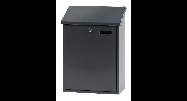 Basic Sebastian wandbrievenbus staal - antraciet